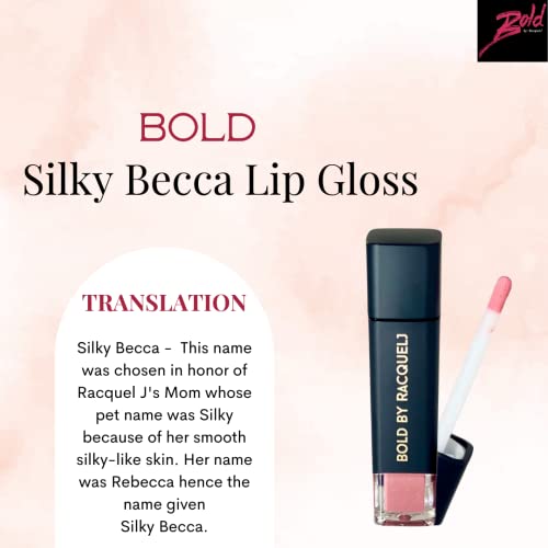 Silky Becca Soft Pink Shimmer Lip Gloss – Non-Sticky, Hydrating