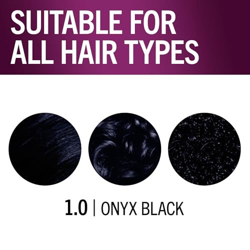 Schwarzkopf Keratin Permanent Hair Dye Cream - 1.0 Black Onyx