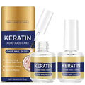 Keratin Nail Care Oil Set - 2 Pcs Lavender & Aloe Vera Cuticle Treatment
