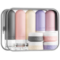 Quatish 15-Pack Travel Bottle Set, TSA Approved Leak-Proof Toiletries