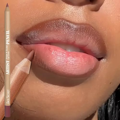 Beauty Glazed 6-Piece Nude Lip Liner Set - Waterproof Matte