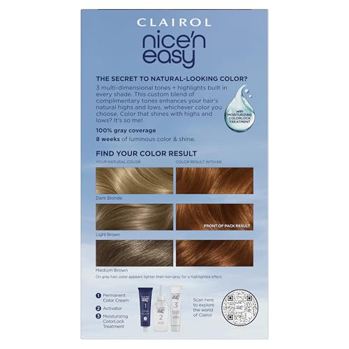 Clairol Nice'n Easy 6R Light Auburn Permanent Hair Dye