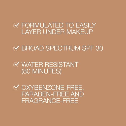 Neutrogena Purescreen+ Tinted Sunscreen for Face with SPF 30,Broad Spectrum Mineral Sunscreen with Zinc Oxide and Vitamin E,Water Resistant,Fragrance Free,Medium,1.1 fl oz,(Pack of 2)