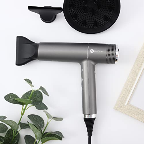 Slopehill Brushless Hair Dryer with LED Display & Anion Technology