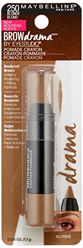 Maybelline New York Brow Drama Pomade Crayon, Blonde, 0.04 oz.