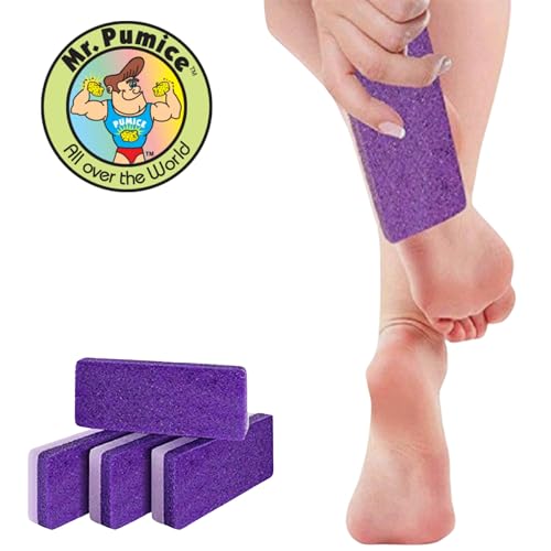 Mr. Pumice Ultimate Pumi Bar 2-in-1 Dual Grit Foot Callus Remover - 4 Pack