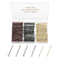 200 Pcs Wave-Shaped Bobby Pins for Women - Durable Hair Accessories