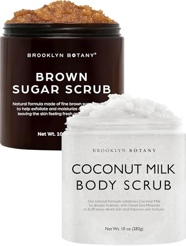 Brooklyn Botany Brown Sugar & Coconut Milk Body Scrub Set (2 x 10 oz)