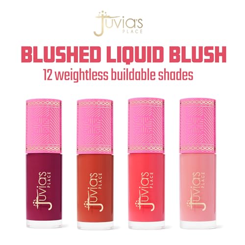 Juvia's Place Liquid Blush - Dewy, Buildable Formula for Radiant Cheeks