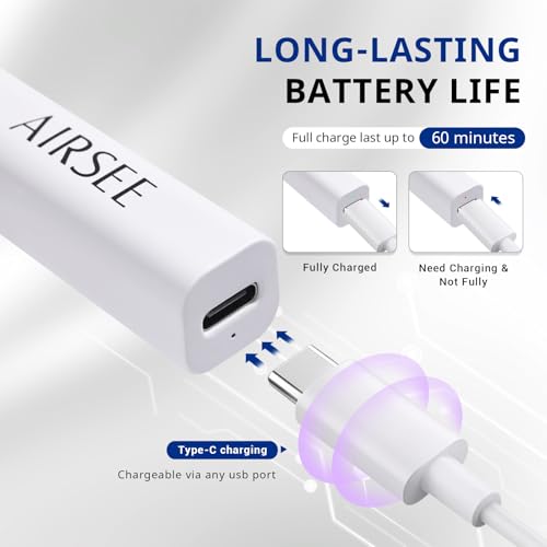 AIRSEE Mini UV LED Nail Lamp with Folding Stand - Portable Gel Light