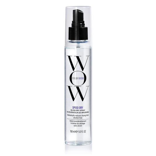 COLOR WOW Speed Dry Spray - Cut Blow Dry Time 30% | Heat Protectant, Prevent Breakage | Cruelty-Free & Gluten-Free