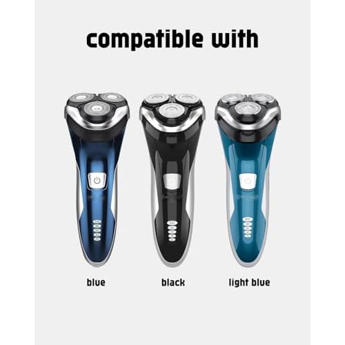 Replacement Blades for Electric Razor for Men, 9 Pack Replacement Heads for Shaver SWS7105 SWS7105BK, 2 Cleaning Brush