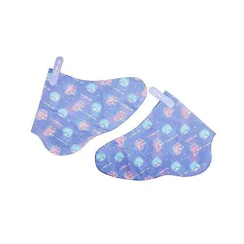 The Cr?me Shop Little Twin Stars Cloud Walk Foot Masks with Shea Butter Glycolic Acid for Silky Smooth Feet Blueberry Cr?me Scent Helps Deodorize Soften Skin