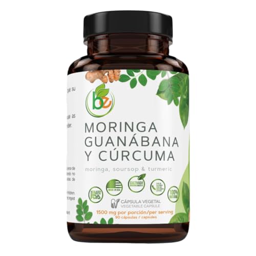 Moringa Guanabana Turmeric 90 Capsules 1500mg - Organic Blend
