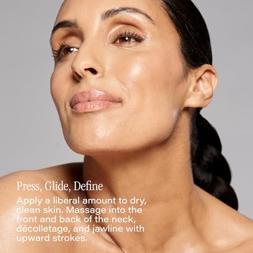 SKINN Neck Amour Defining Serum - Anti-Aging Neck Firming + Tightening Treatment for Heaviness Under Chin/Double Chin - Lifts + Firms Skin - Enriched with Rice Protein