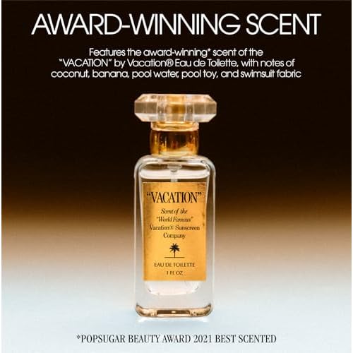 "VACATION" Shimmer Oil SPF 30 by Vacation, Shimmering Body Sunscreen, Water-Resistant, Enhances All Skin Tones, Dermatologist-Tested, Vegan, Travel Size, 2.9 Fl. Oz.