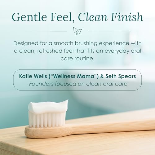 Wellnesse Hydroxyapatite Toothpaste 1.75 Oz Travel Size - Whitening, Fresh Mint