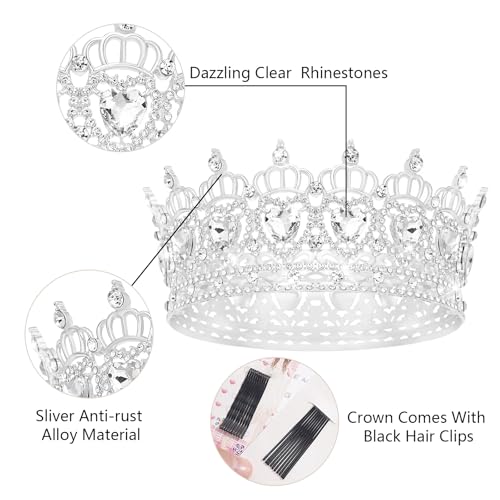 Queen Crown Wedding Rhinestone Tiara for Women