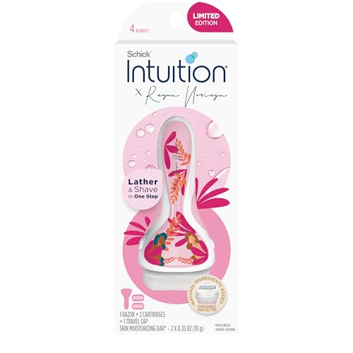 Intuition Reyna Noriega Razor Kit with 1 Razor and 2 Blades - Moisturizing Shaving System
