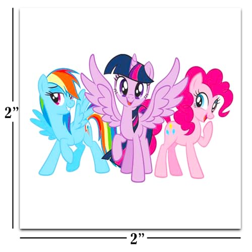 My Little Pony Temporary Tattoos - 72 Pc Bulk Party Favors