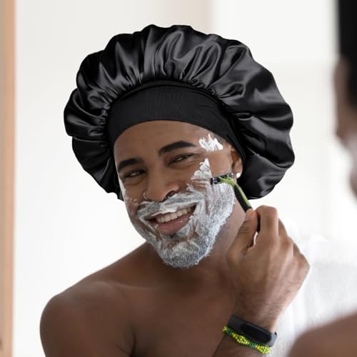 Soft Satin Sleep Bonnet for Men & Women