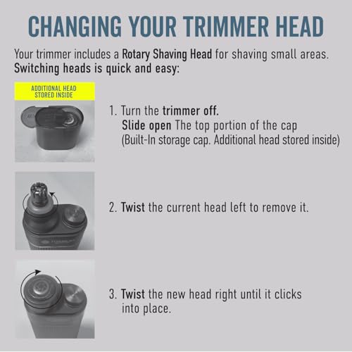 Microtouch Titanium Ear & Nose Trimmer with Light