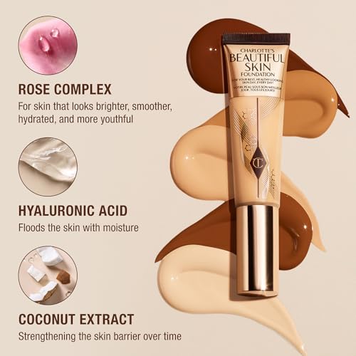 Charlotte Tilbury Beautiful Skin Medium Coverage Hydrating Foundation - 07 Cool, Pink Undertones
