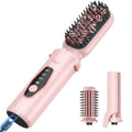 GLS 3-in-1 Cordless Hair Straightener Brush with USB Rechargeable Battery