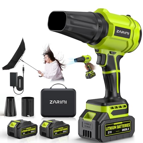 YUQUESEN Cordless Leaf Blower 980000 RPM with 2 Batteries