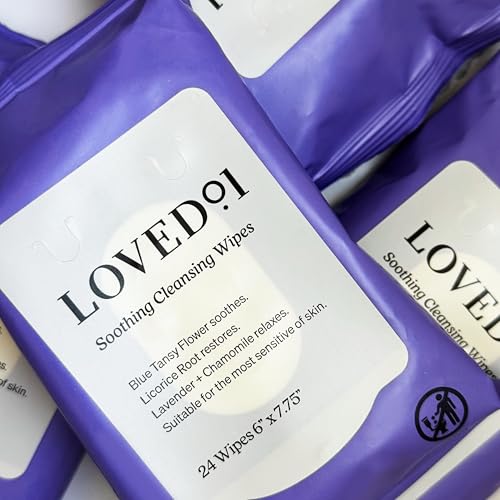 Loved01 Face & Body Cleansing Wipes - 24 Pack