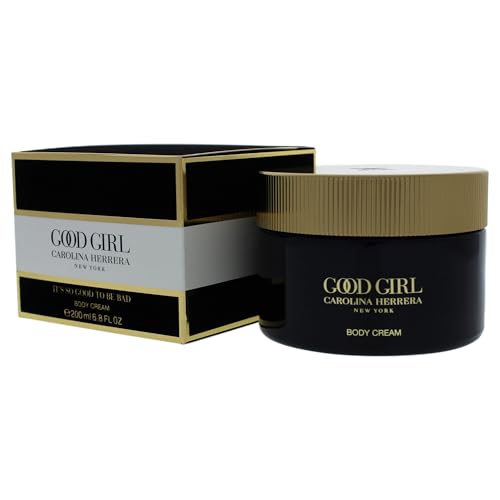 Carolina Herrera Good Girl Body Cream 6.8 Oz - Luxurious Moisturizer for All Skin Types - Non-Greasy & Fragrant