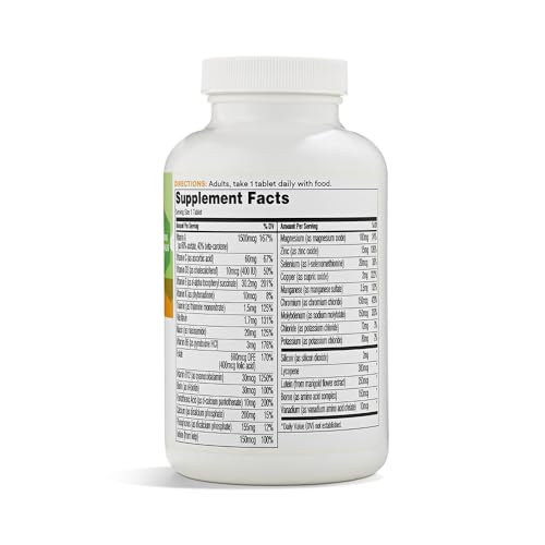 365 Whole Foods Mature Adult Once Daily Multivitamin - 180 Count