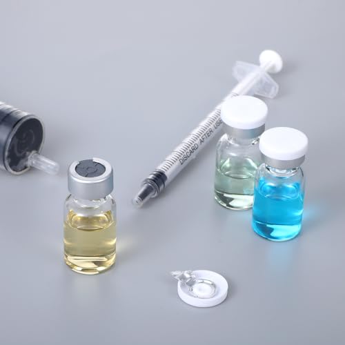 10 Pack 2ml Glass Sample Vials with Self-Healing Caps