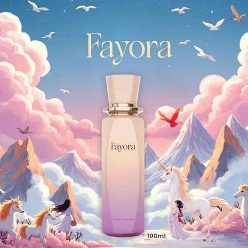 Paris Corner Perfumes | Fayora 3.4 Fl Oz Edp Perfume Unisex Perfume | Elegant Floral Fruity Scent with Passion Fruit, Rose & Jasmine for Long-lasting Enchantment