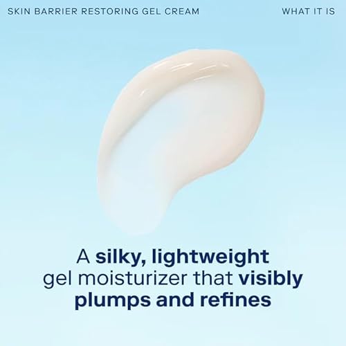 Skinfix Barrier+ Skin Barrier Restoring Gel Cream Mini - 0.5 oz - Hydrating Face Cream for Dry Skin - Strengthens, Visibly Plumps & Firms - Non-Comedogenic - Fragrance Free - Vegan, Cruelty Free