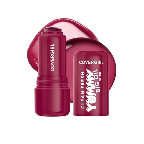 CoverGirl Clean Fresh Yummy Big Oil Stick Berry Big Deal Lip Oil 0.28oz