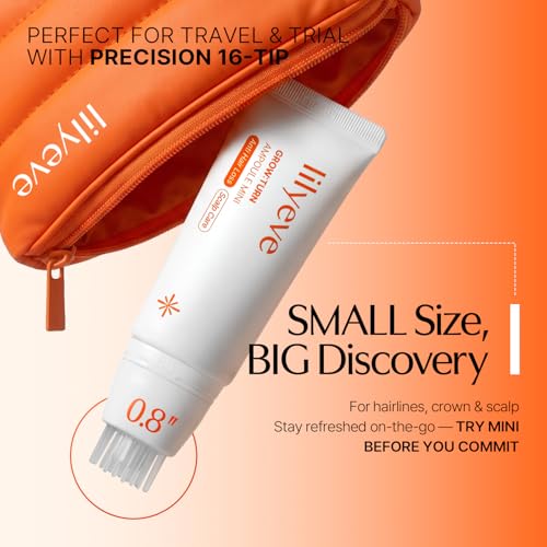 lilyeve Hair Growth Serum with Brush - Exosome-Active Formula