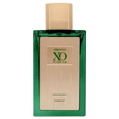 Orientica XO Xclusif Oud Emerald Extrait de Parfum ? Fresh Aromatic, Bergamot, Ginger, Jasmine, Mint Leaves, Sandalwood, Musk, Amber, Oakmoss - Arabic Perfume for Men & Women ? 2.0oz/60ml
