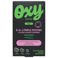 Oxy 8 IN 1 Pimple Acne Patches, Invisible, Sweat & Waterproof Hydrocolloid Zit Covers Protect & Shrink Pimples, Fast On Face & Body, 26 Count in 3 Sizes, Tweezers Included (3x26ct)