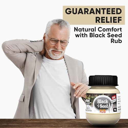HERBOGANIC Black Seed Rub | Infused with Soothing Properties | Crafted to Provide Comfort to Joints, Muscles, Shoulders and Beyond | 3.5 oz.¡¦