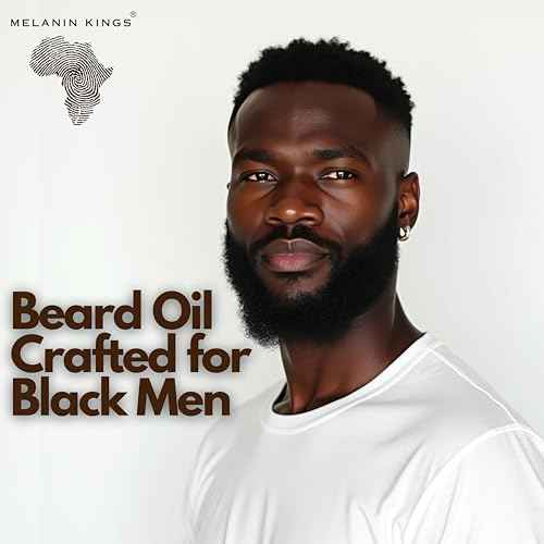 Melanin Kings Beard Oil for Black Men - Specialized formula for Black Men - With ancient African Ingredients - 100% Natural Ingredients - 2fl. Oz. - Kenyan Sandalwood Scent