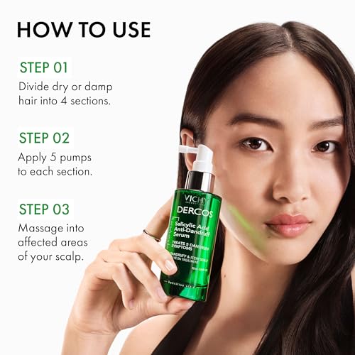 Vichy Dercos Salicylic Acid Anti-Dandruff Scalp Serum, 3 fl oz