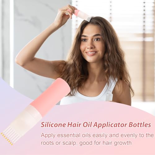 DUAIU Hair Oil Applicator Set with Scalp Massager & Spray Bottle