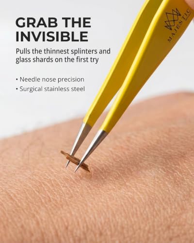 Majestic Bombay Fine Point Tweezers | Precision Stainless Steel