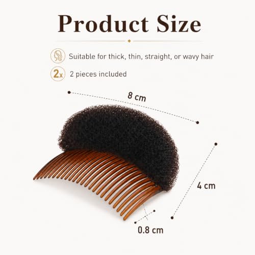 Hair Styling Accessories Set - Foam Bun Maker & Volume Pads