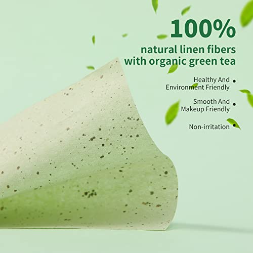 DUcare Oil Blotting Sheets with Green Tea - 100 Count