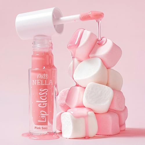 Miss Nella Pink Secret Kids Lip Gloss – Hydrating & Shiny