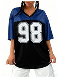 USA Women’s Soccer Jersey T-Shirt - 2026 Game Day V-Neck Top