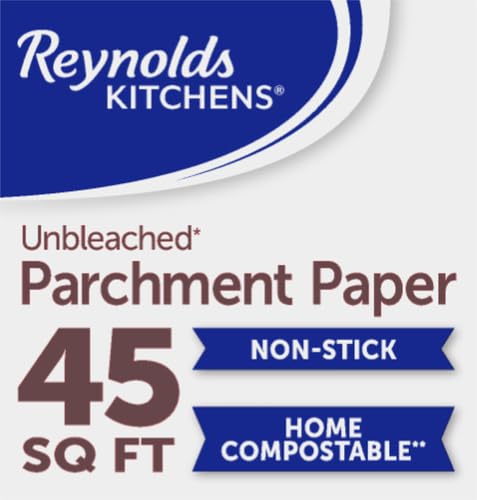 Reynolds Kitchens Unbleached Parchment Paper Roll, 45 Square Feet (Pack of 2)