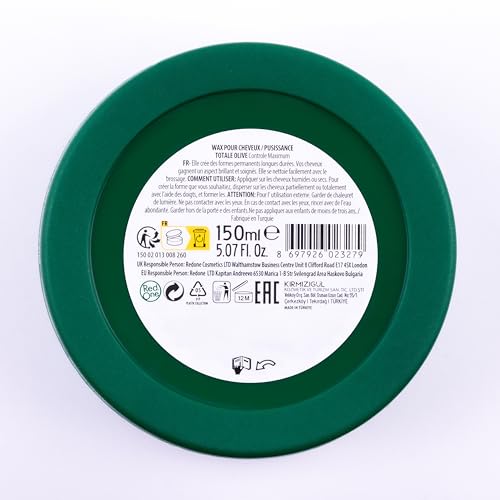 Redone Hair Styling Hair Wax Olive 150ml | Strong Hold & Maximum Control | Full Force Styling | Olive Oil Infused Shine Formula | Non-Greasy Barber Wax for Men & Women |